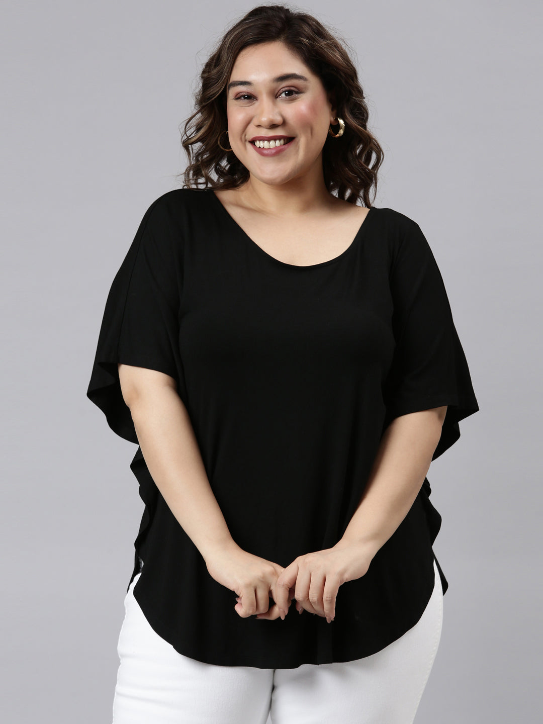 Black Kaftan Top