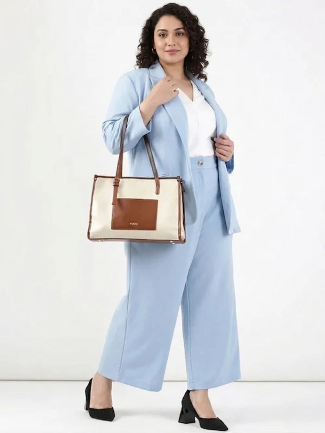 Blue Scuba Crepe Formal Blazer