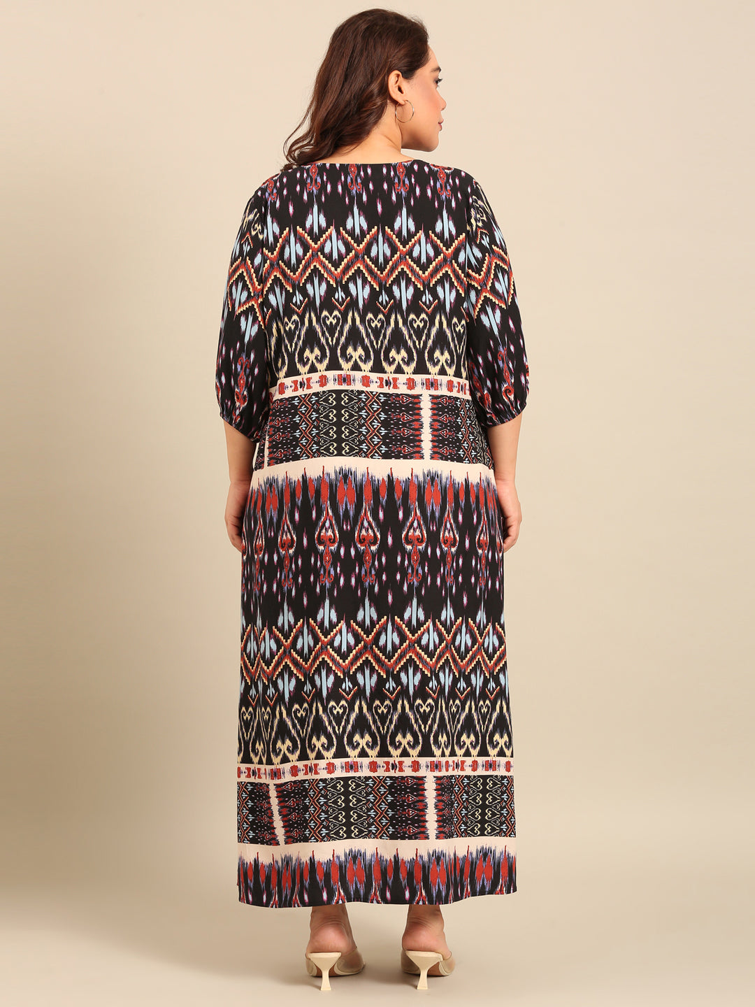 Bohemian Print Maxi Dress