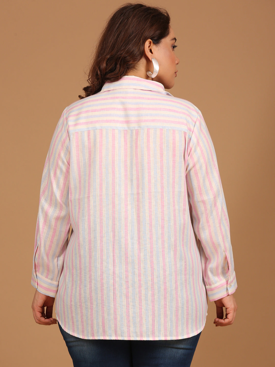 Linen Multi-Stripe Shirt