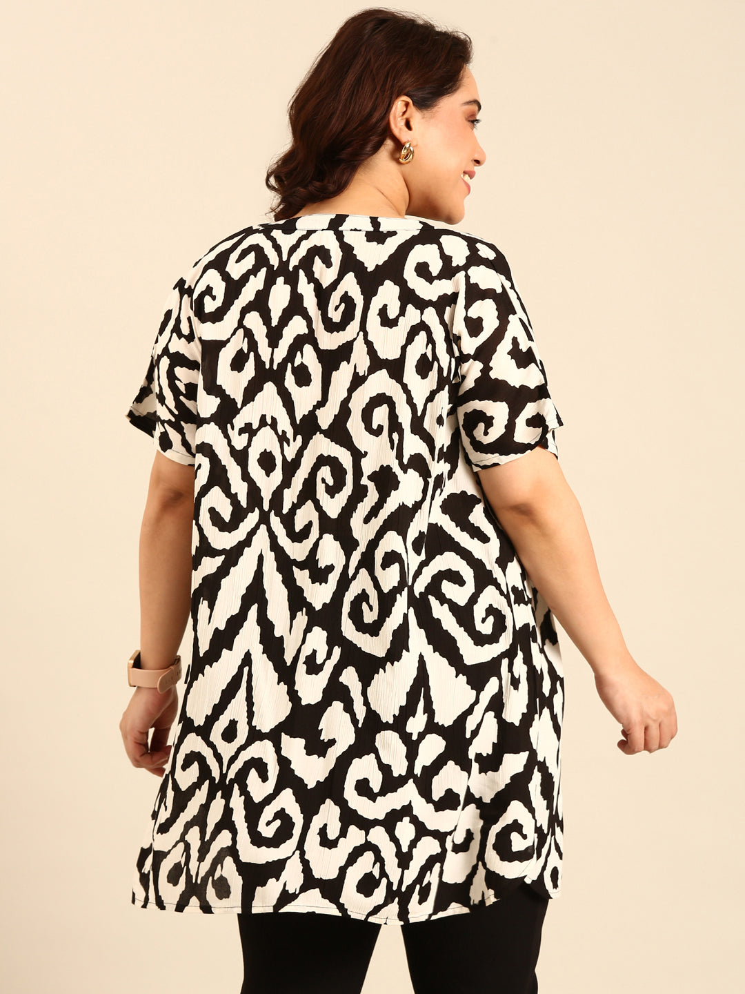 Abstract Print Tunic