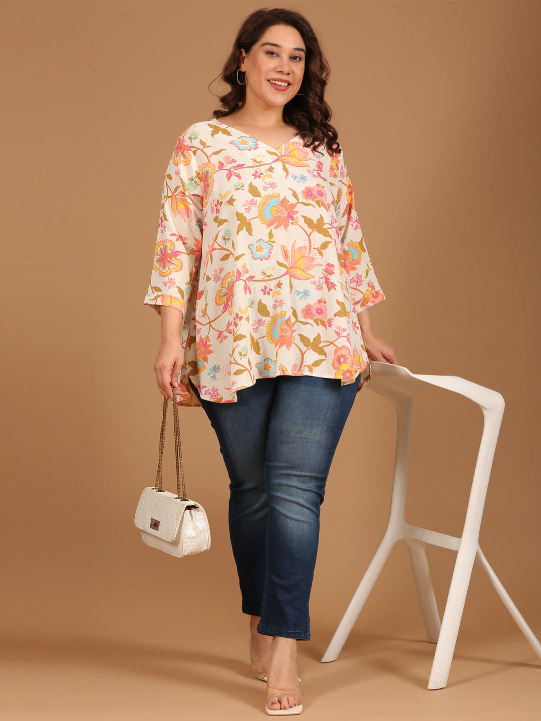 Crepe Floral Printed Top