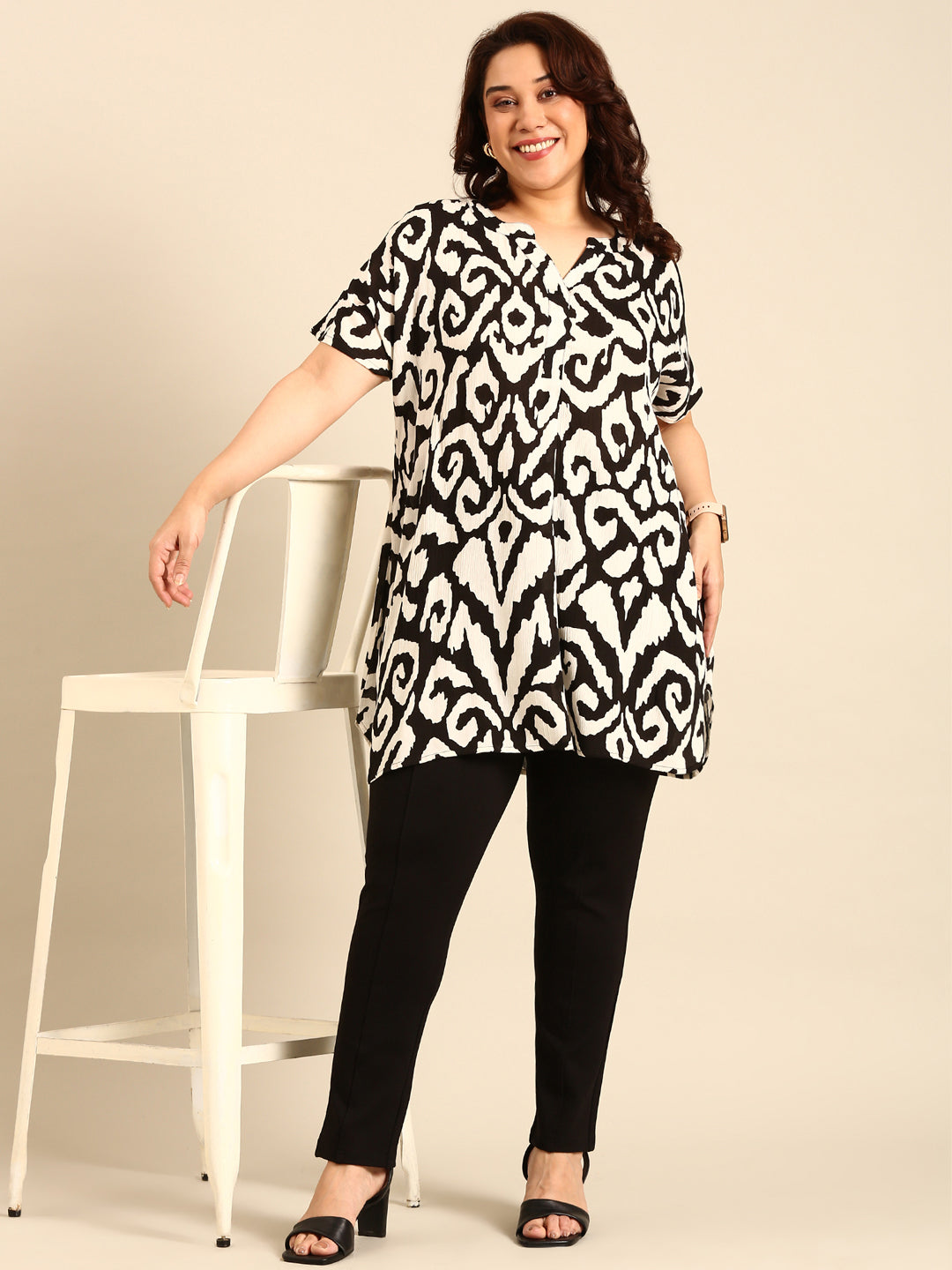 Abstract Print Tunic