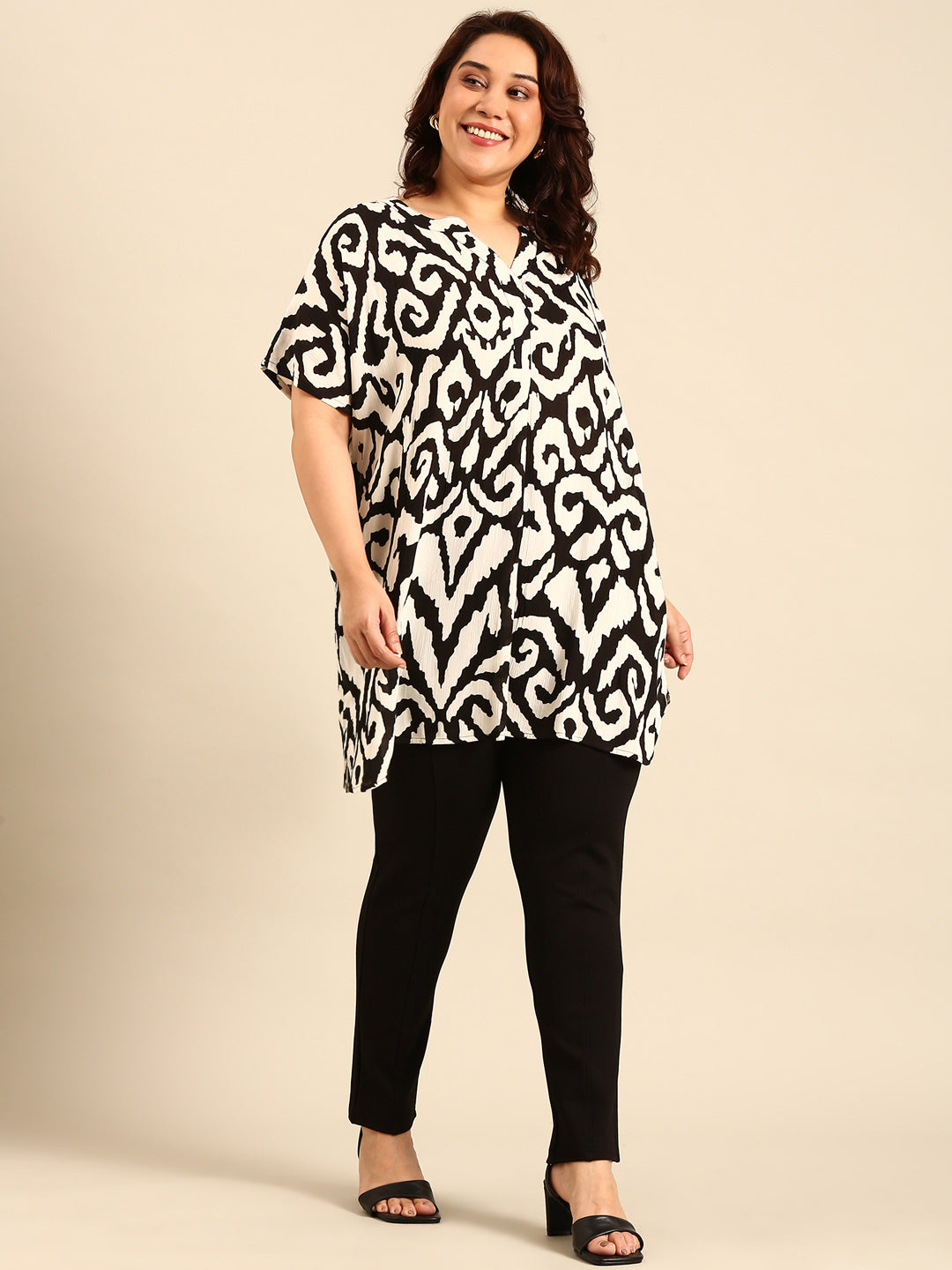 Abstract Print Tunic
