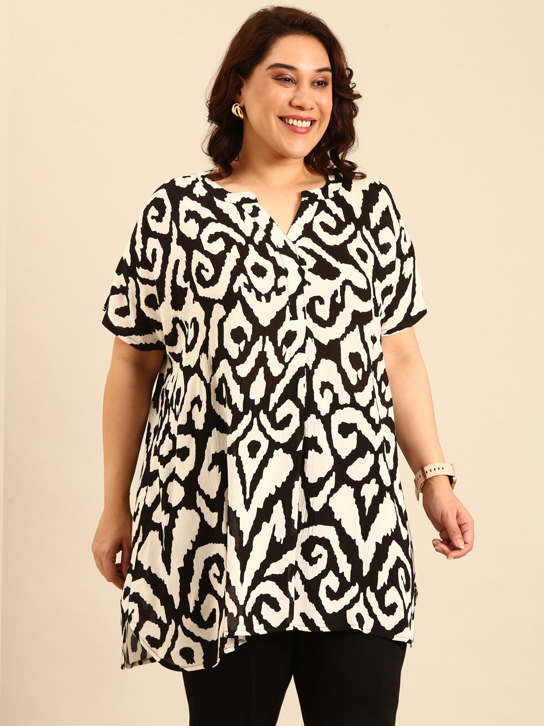 Abstract Print Tunic