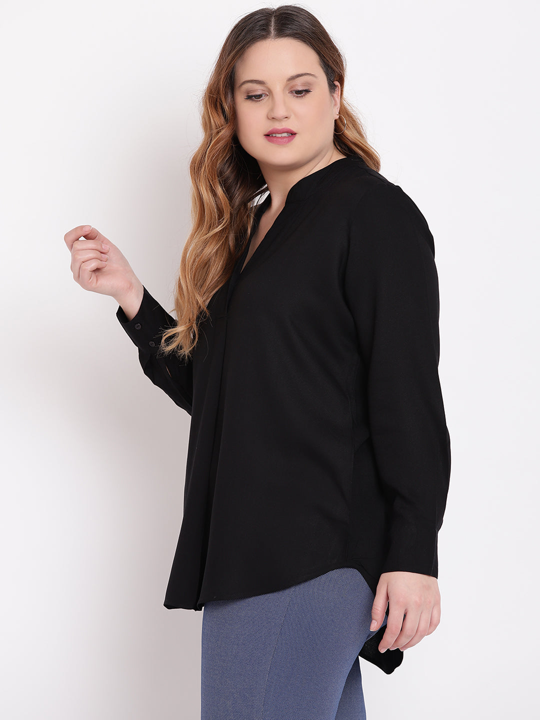 BLACK FULL SLEEVE SHIRT