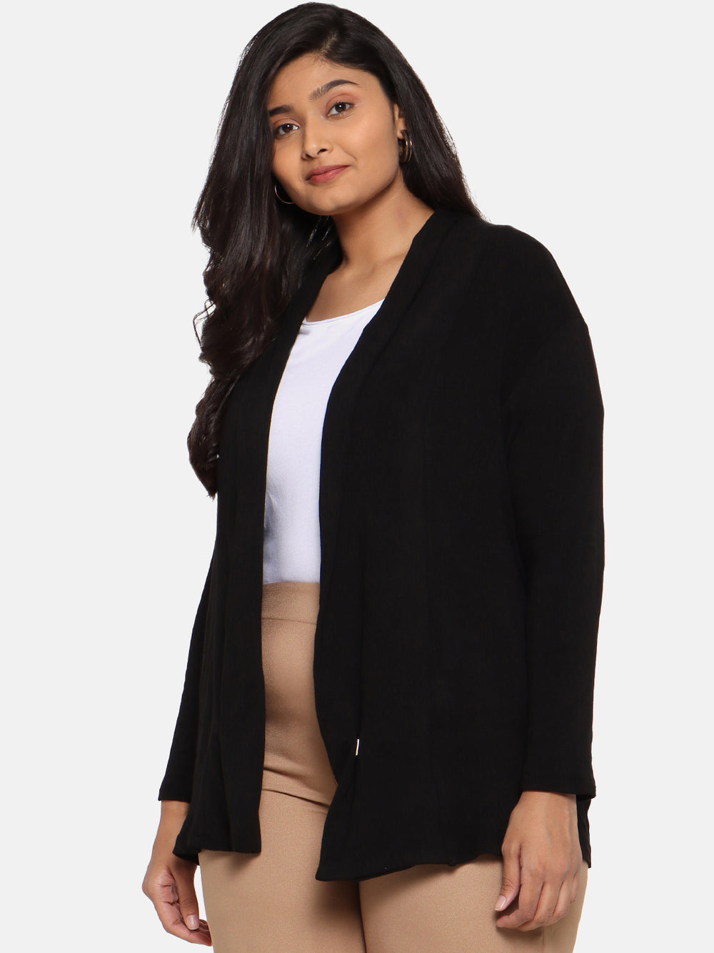 BLACK WINTER SHRUG
