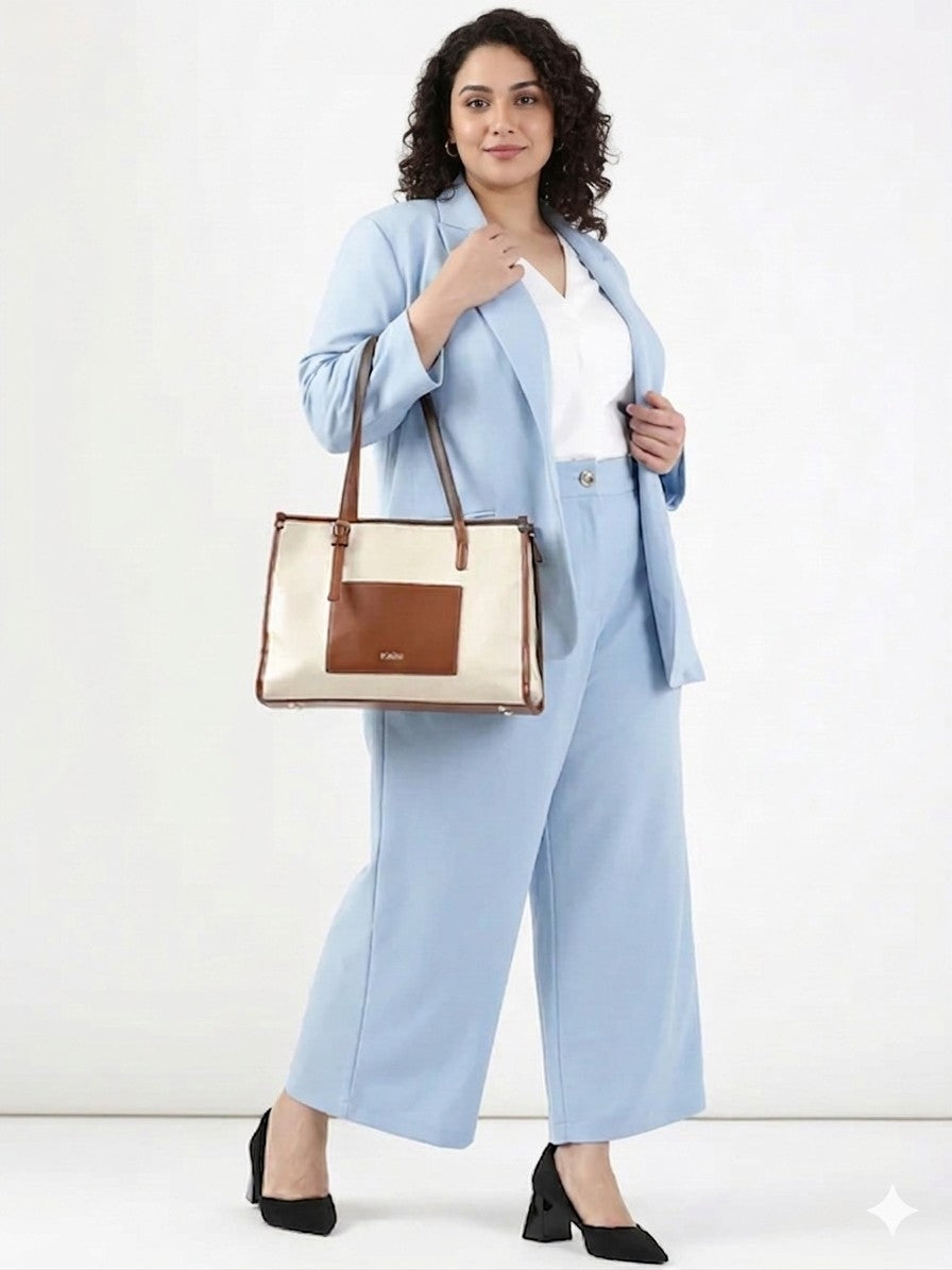 Blue Scuba Crepe Formal Blazer