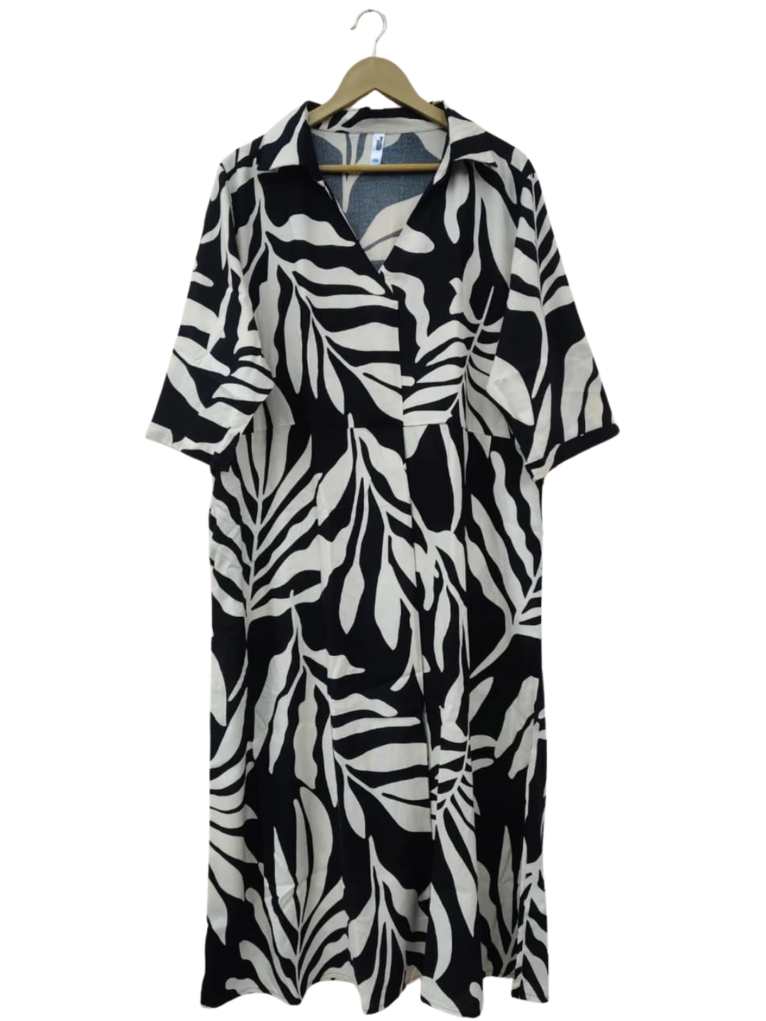 Black & White Printed Dress