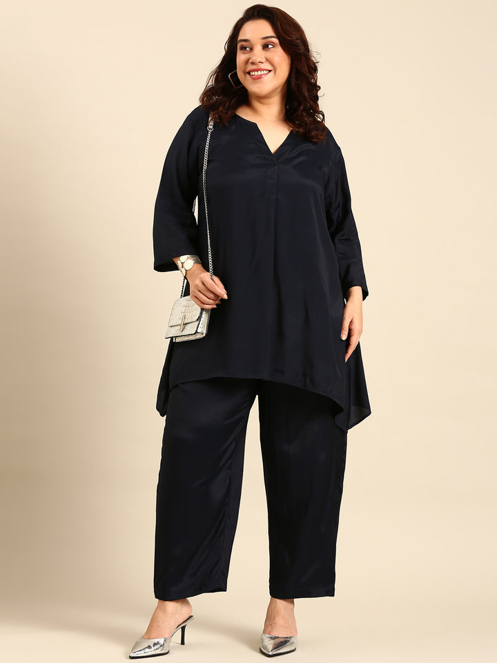 Navy Fishcut Tunics