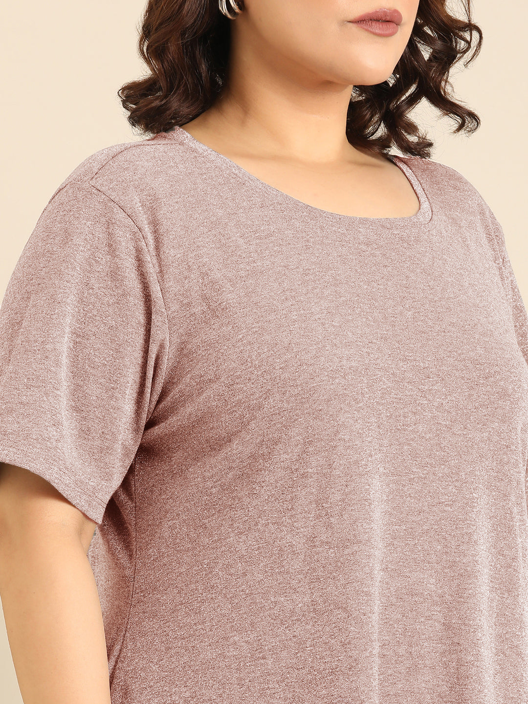 Pink Shimmer Co-ord Set (2 Piece)