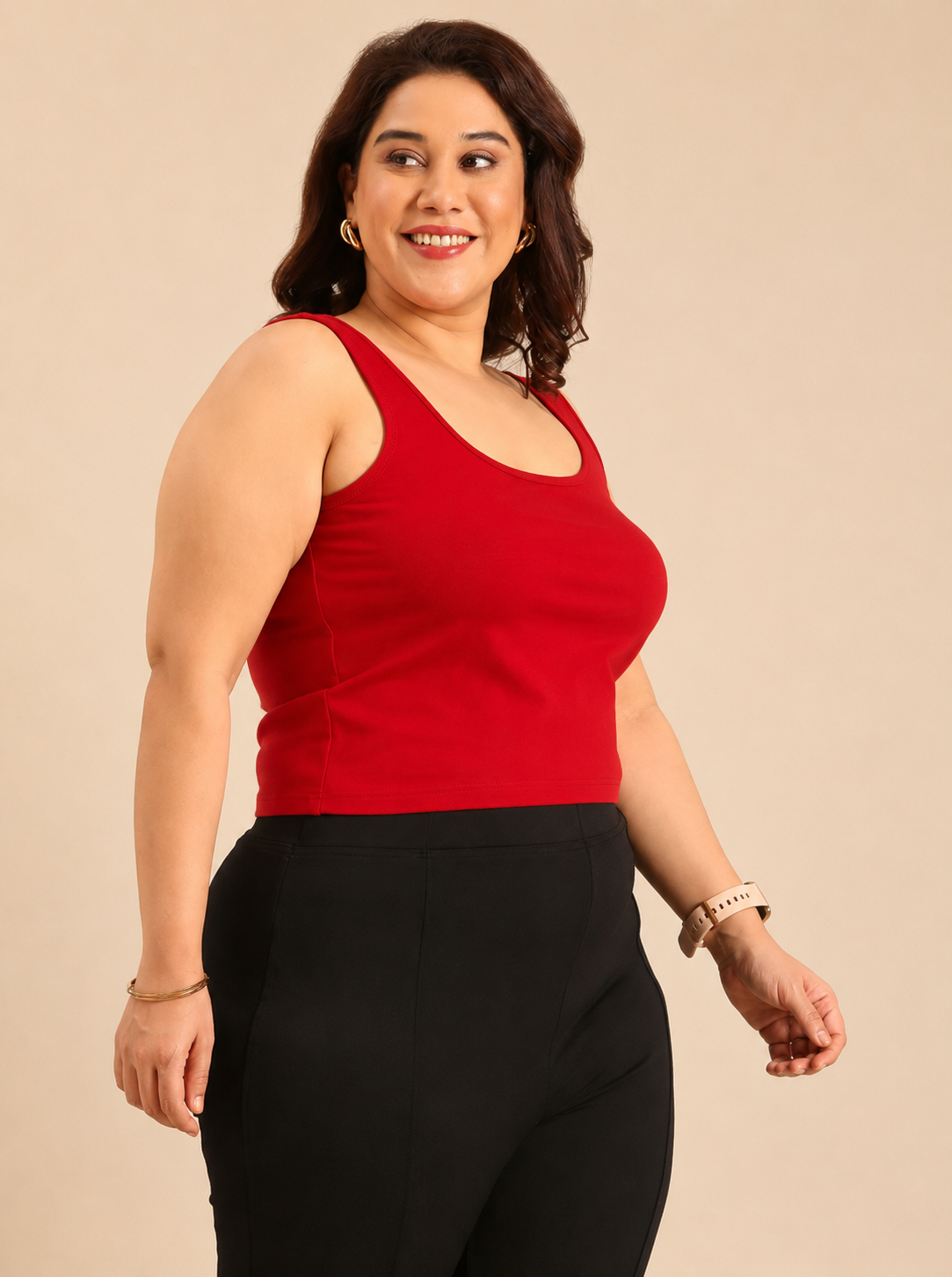 Red Crop Top