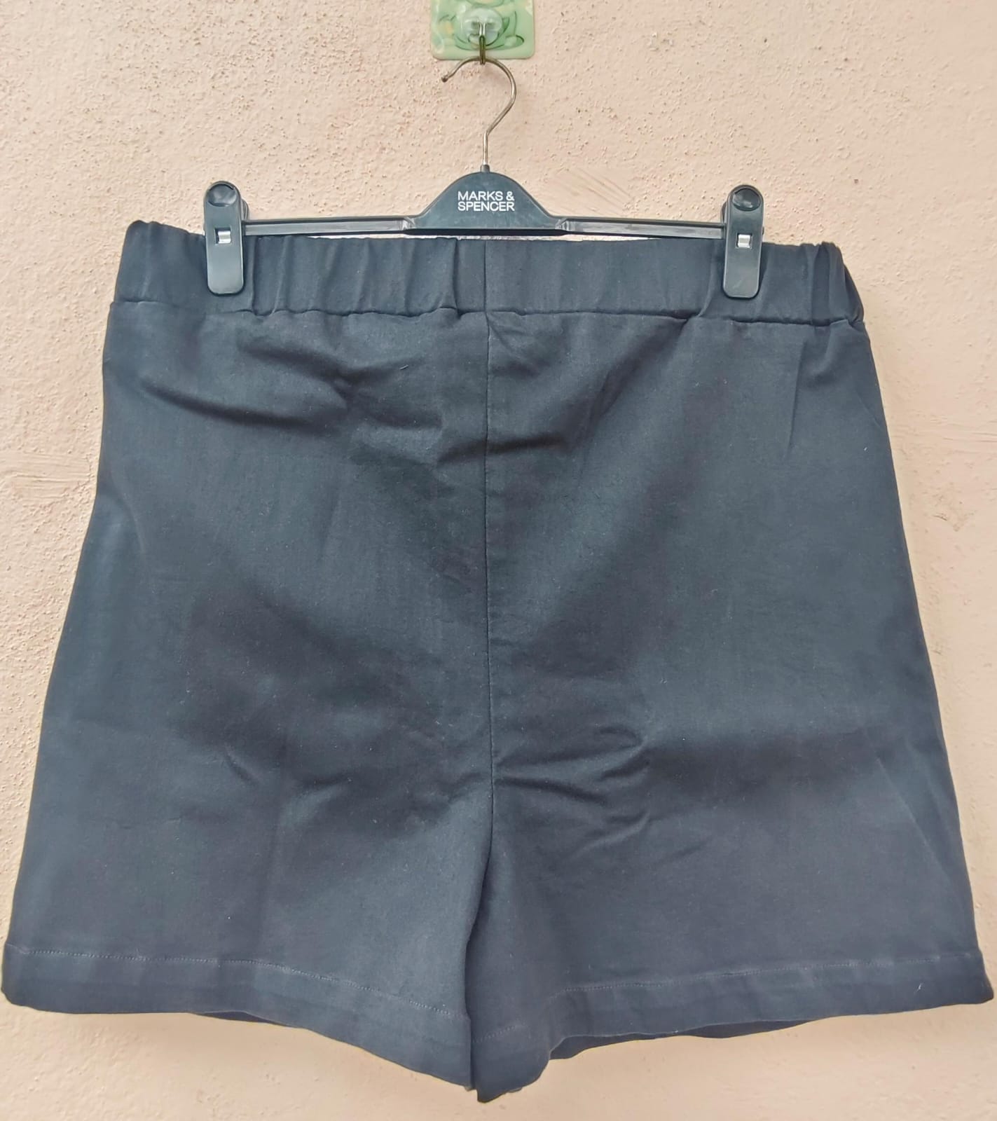 Classic Black Denim Shorts