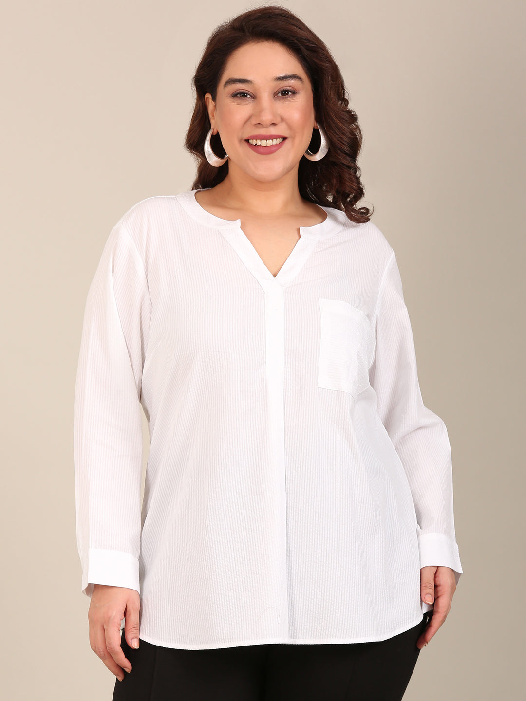 Classic White Cotton Top