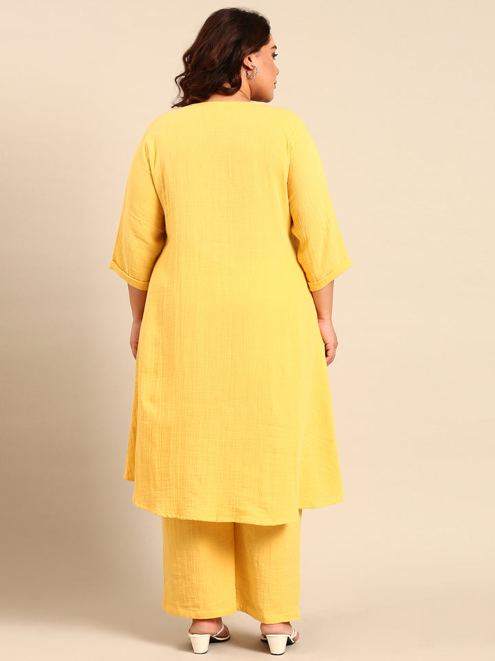Cotton Pintucked Kurta