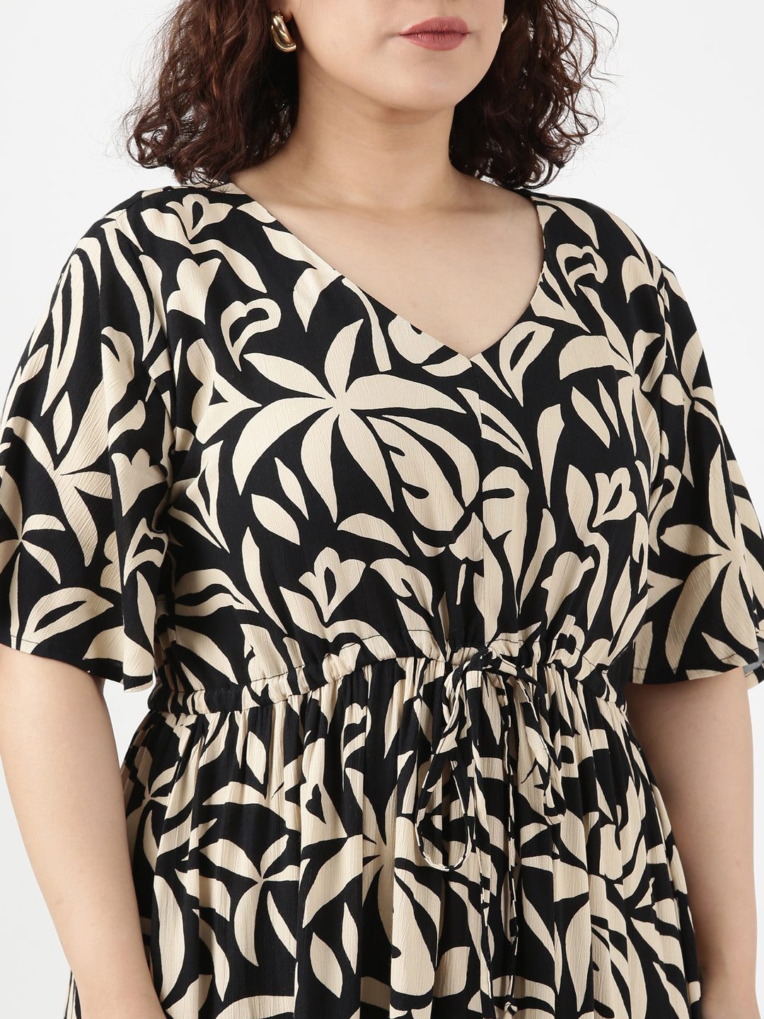 Black floral Maxi Dress