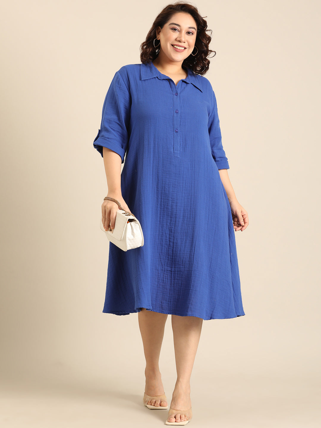 Cobalt A-Line Dress