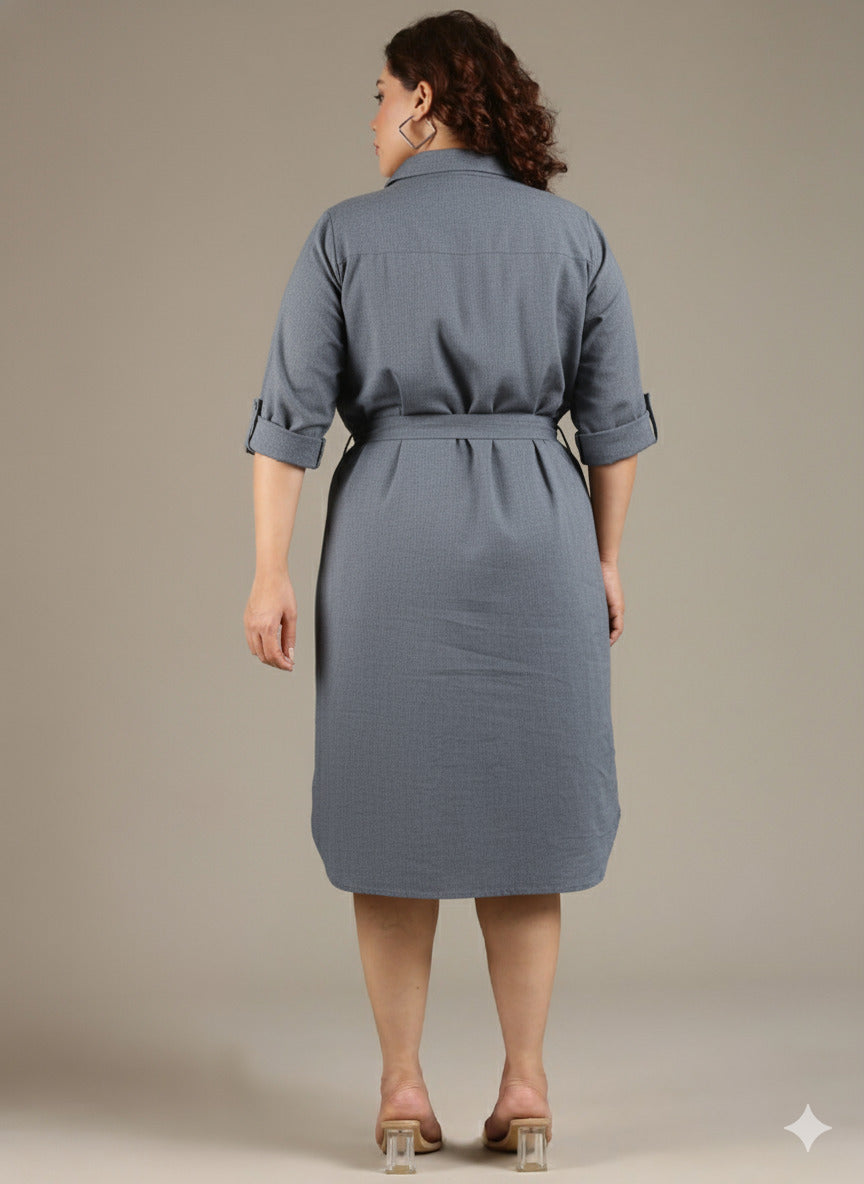 Oxford Cotton Shirt Dress