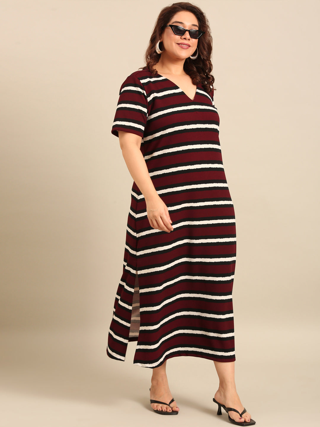 Classic Stripes Striped Maxi Dress