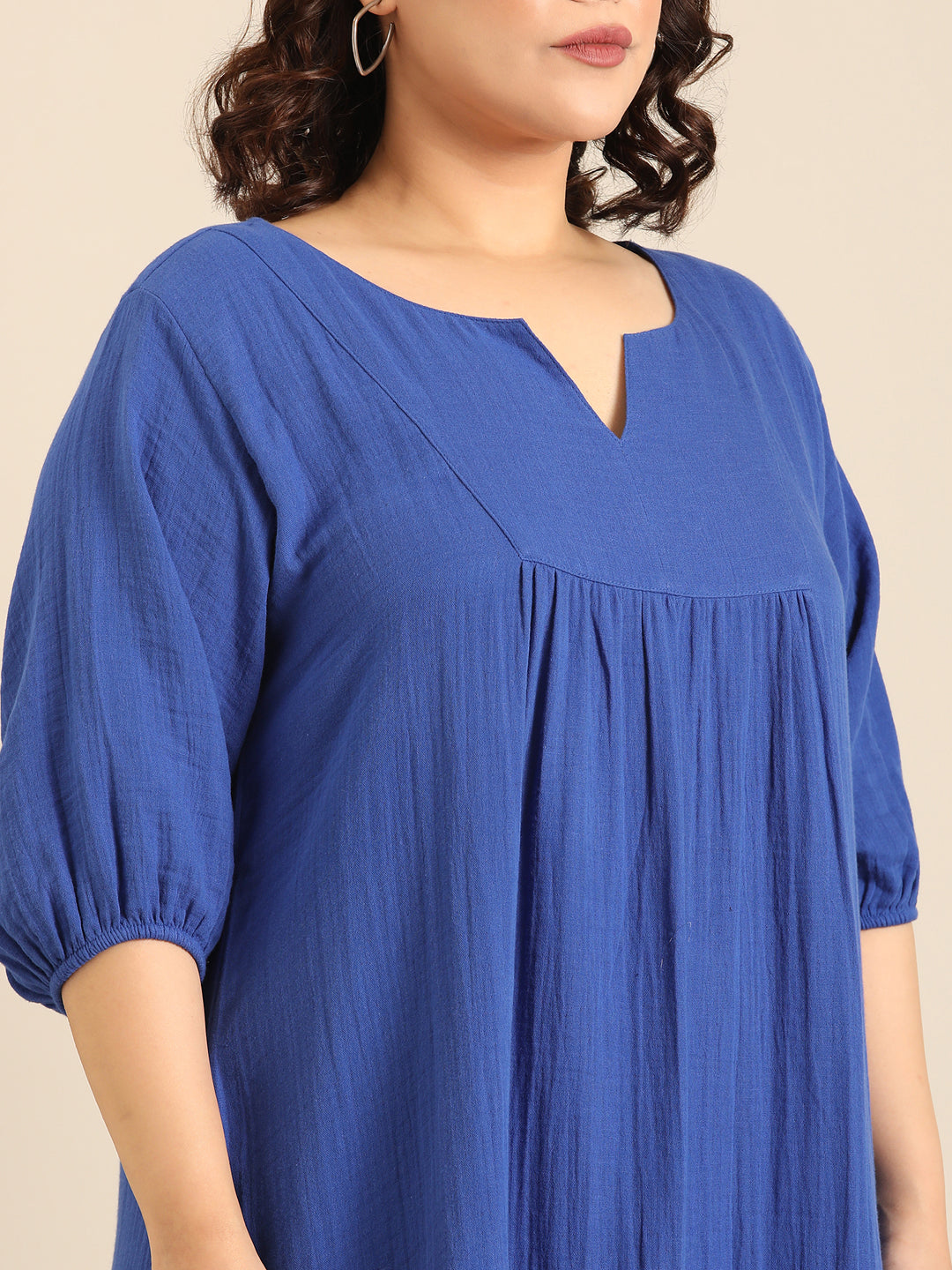 Cobalt Blue Tiered Dress