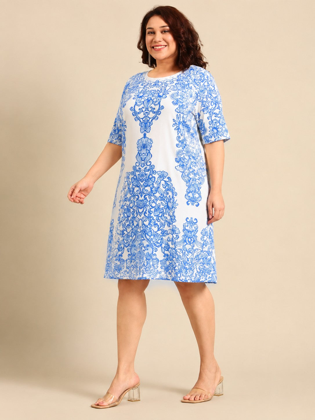 Floral Print Sheath Dress