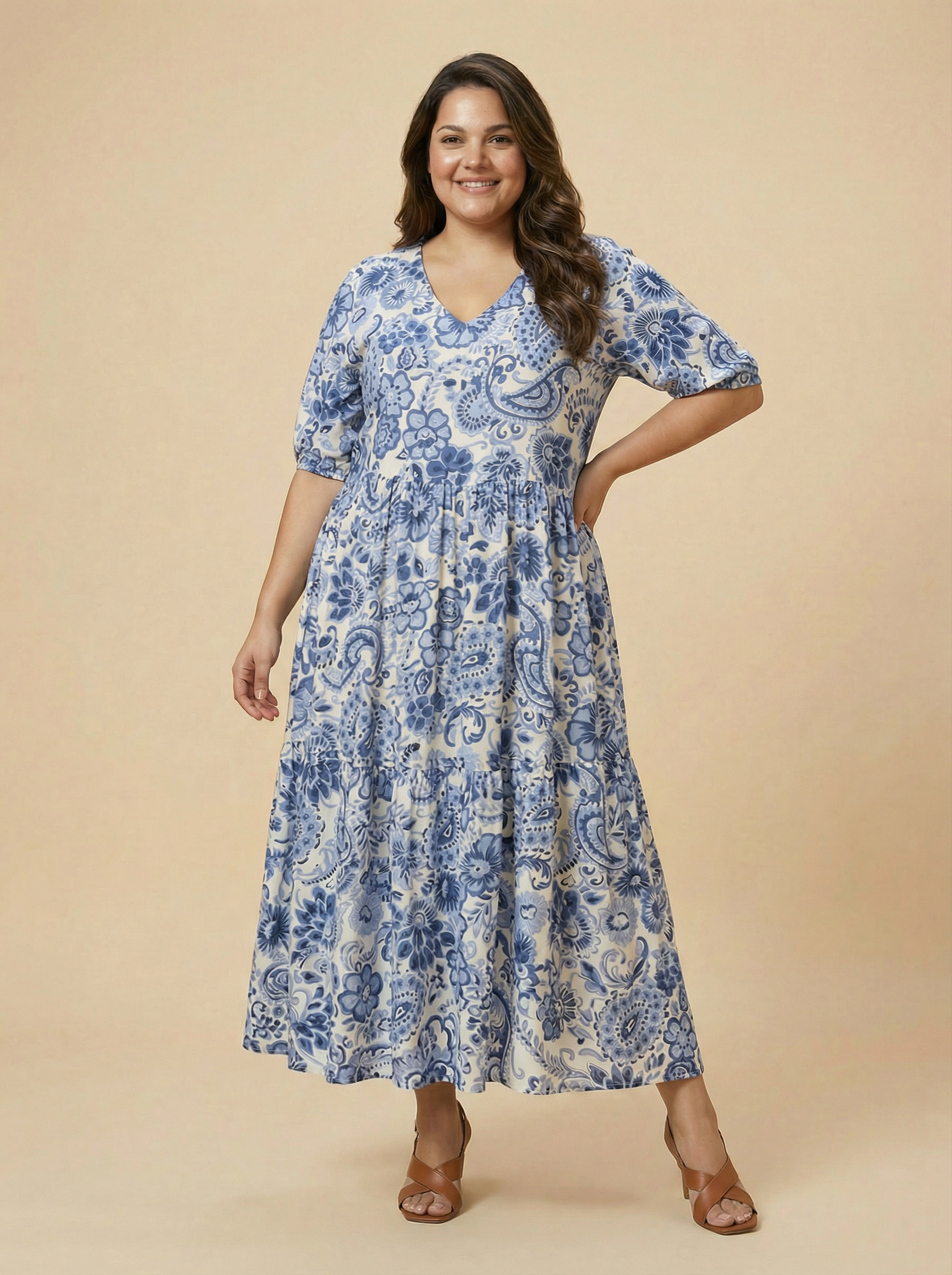 Bloom Printed Maxi Dress