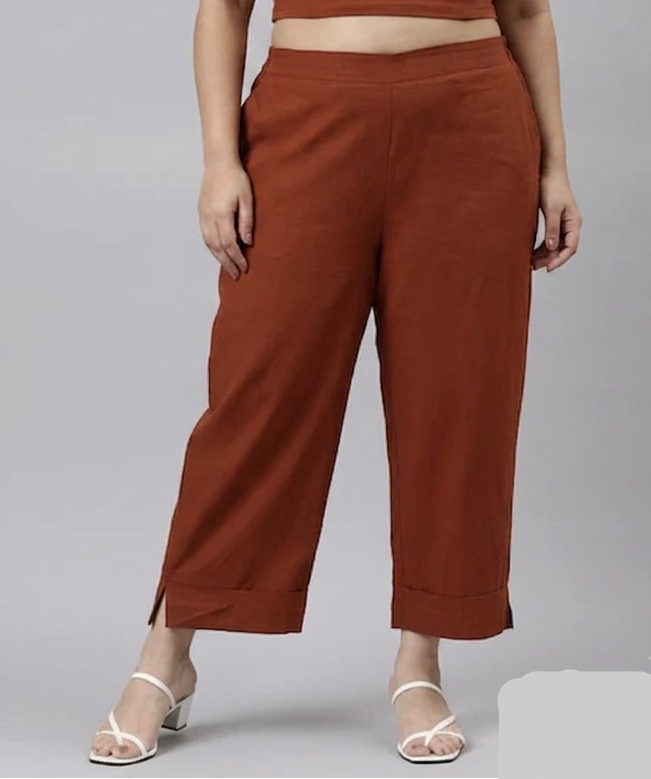 Linen Brown Pants