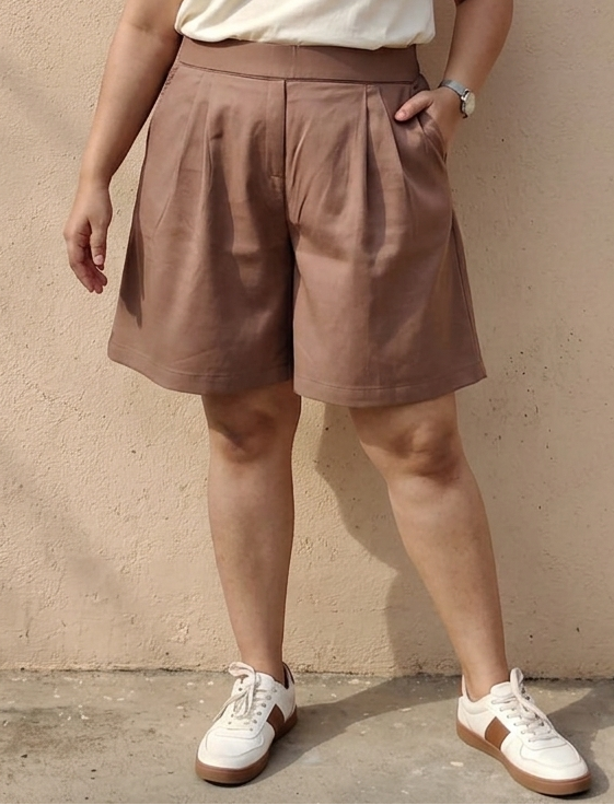 Beige Shorts