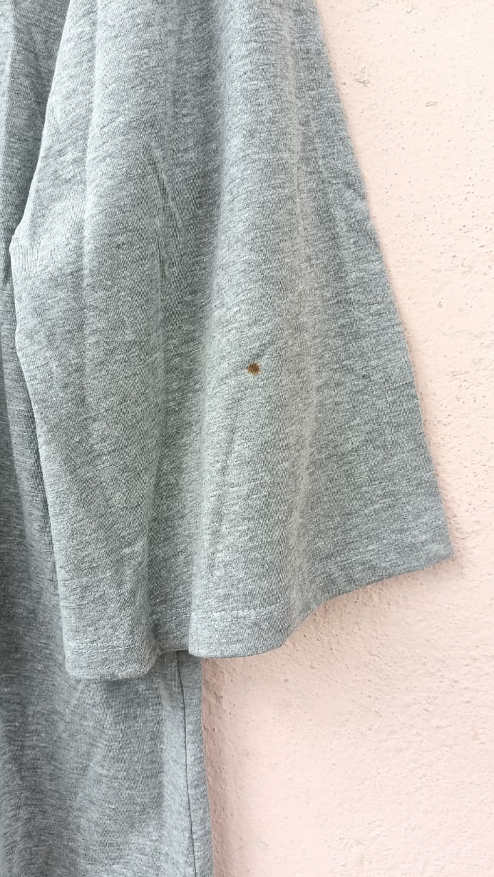 Grey Bell-Sleeves Top