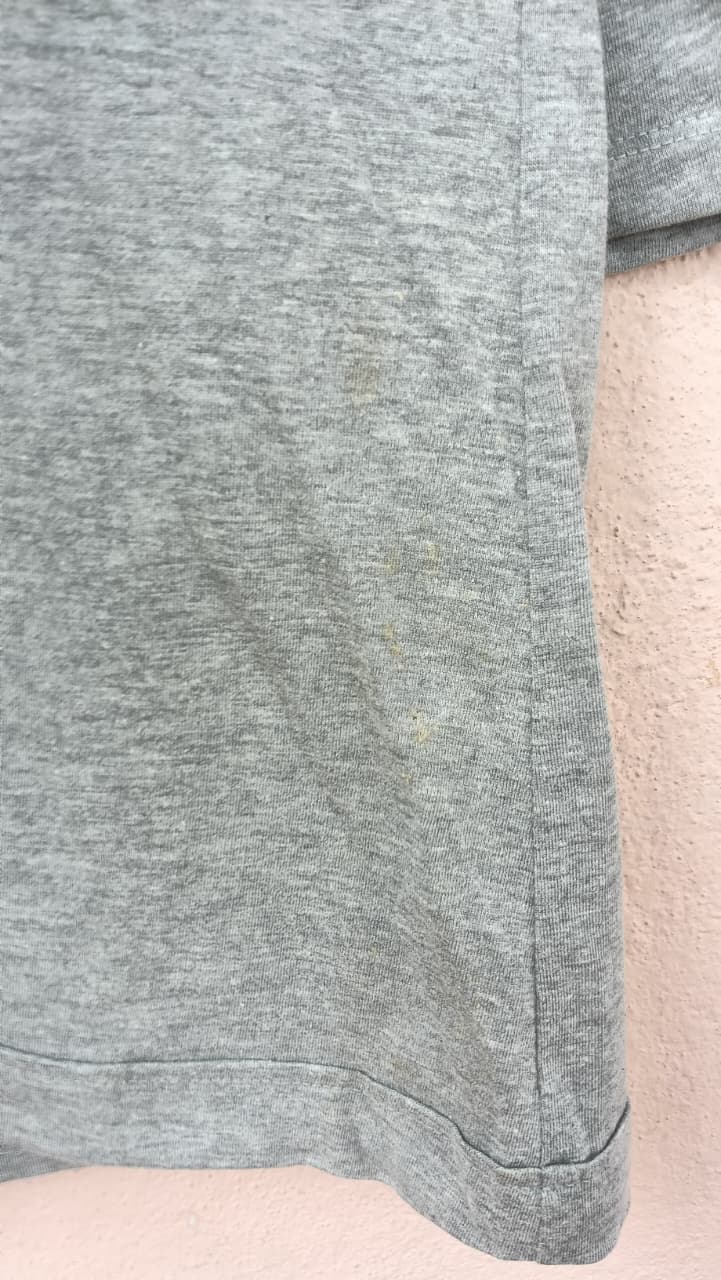 Grey Bell-Sleeves Top