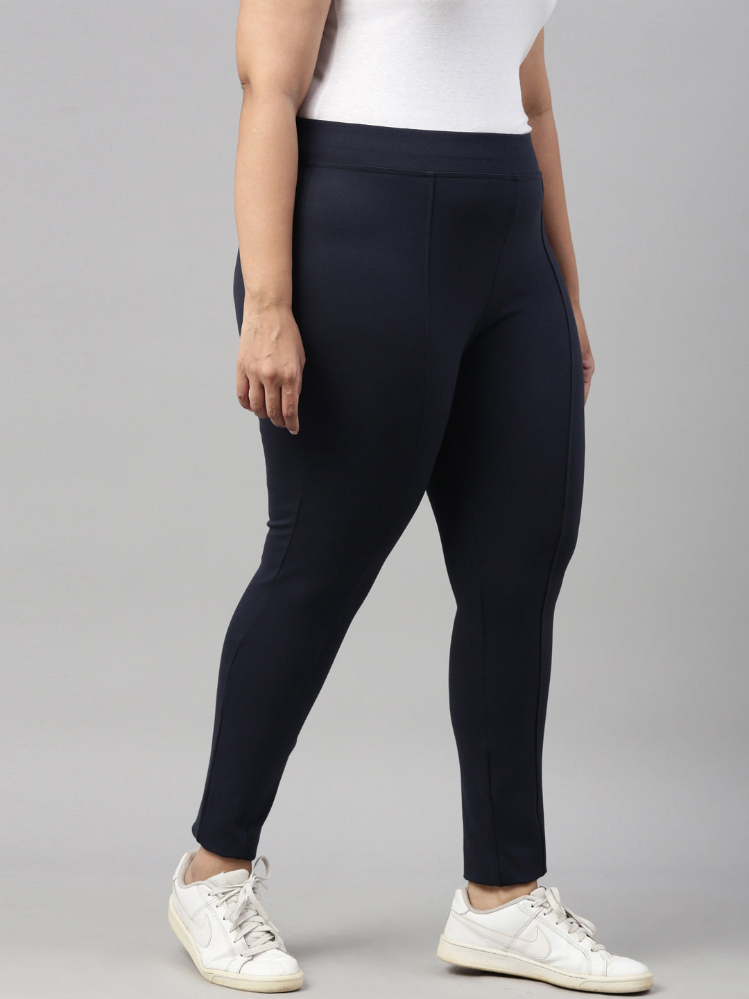HIGH STRETCH FORMAL PANTS NAVY