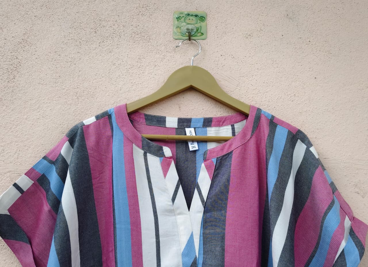 Multi Stripe Straight Fit Dress