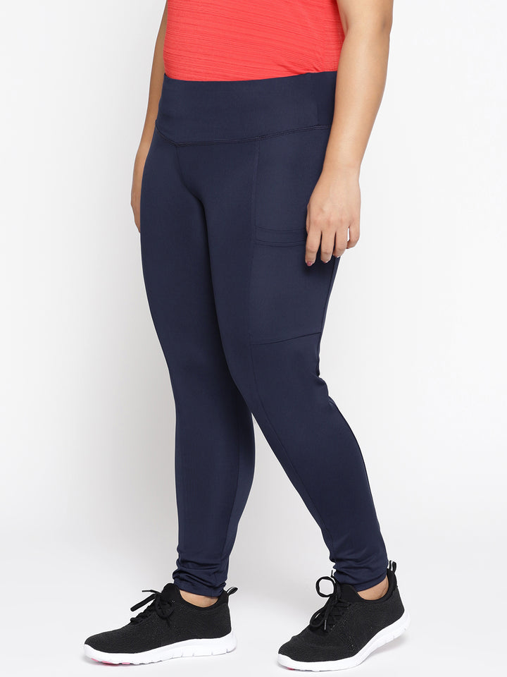 NAVY TRACKS WITH SIDE POCKETS