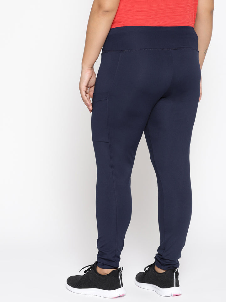 NAVY TRACKS WITH SIDE POCKETS