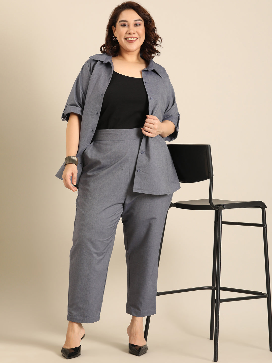 Oxford Cotton Co-ord Set (2 Piece)3