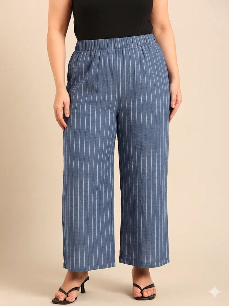 Blue Stripe Palazzo