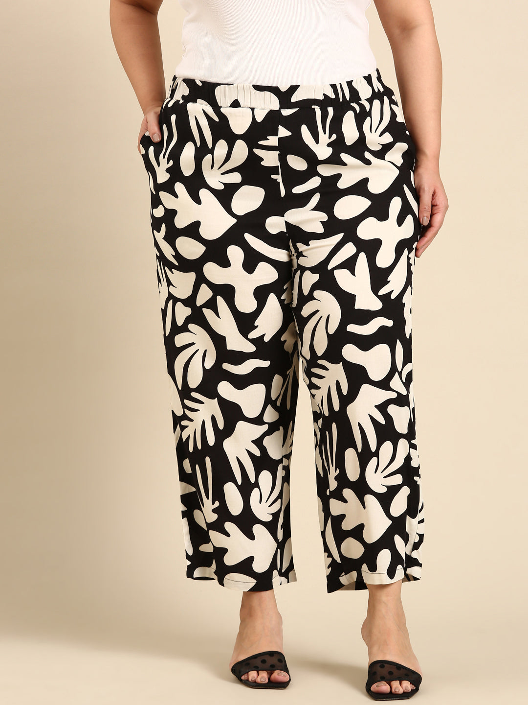 ABSTRACT PRINTED PALAZZO