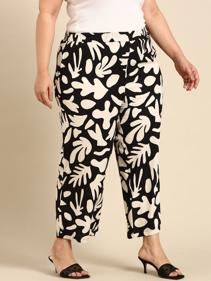 ABSTRACT PRINTED PALAZZO