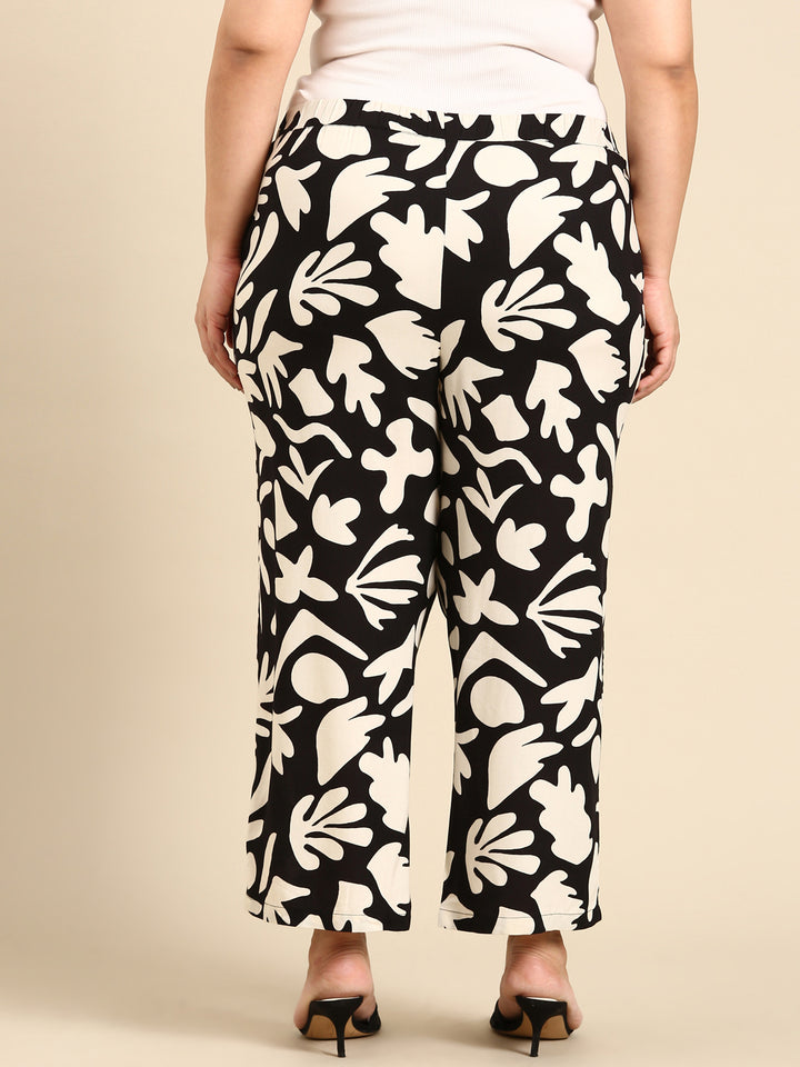 ABSTRACT PRINTED PALAZZO