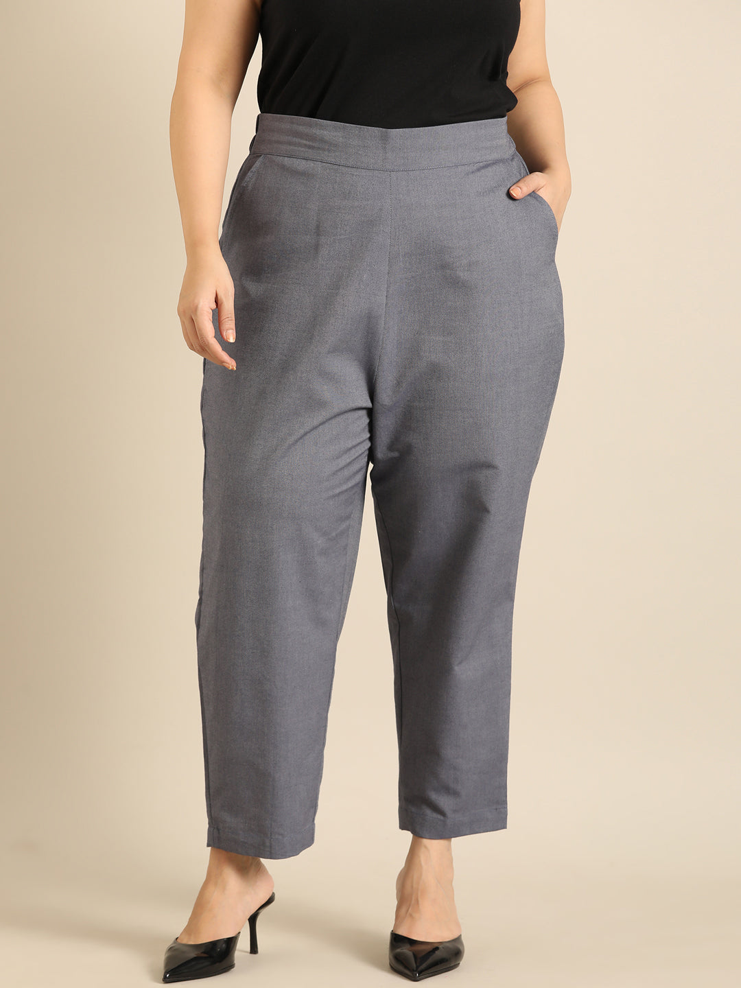 Oxford Cotton Formal Trousers