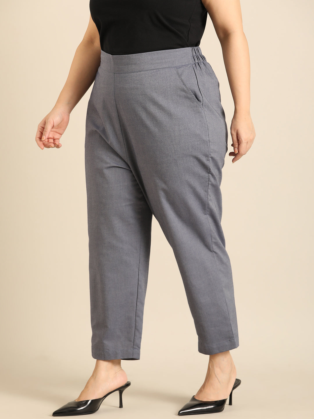 Oxford Cotton Formal Trousers