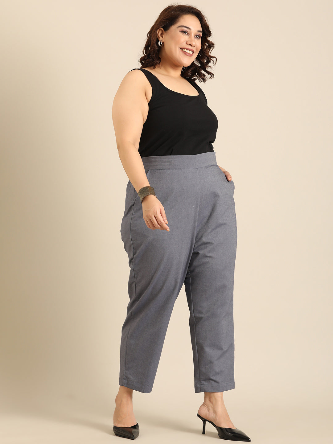 Oxford Cotton Formal Trousers