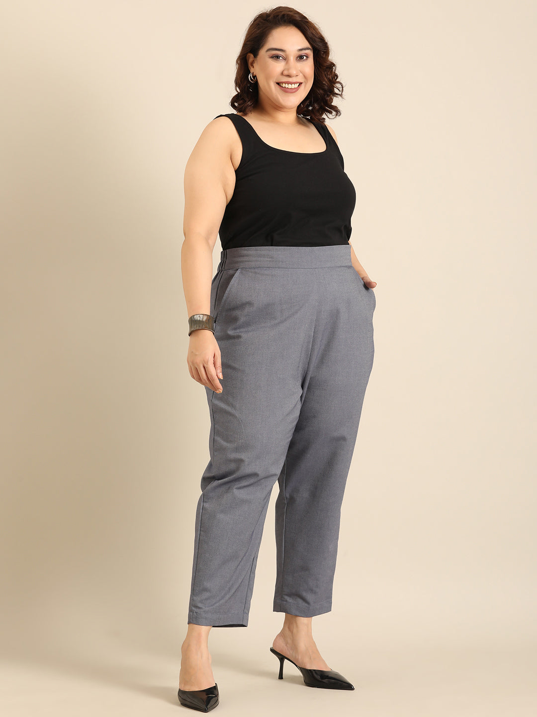 Oxford Cotton Formal Trousers