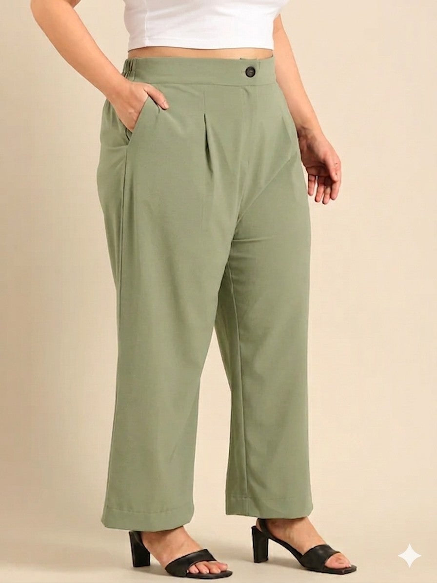 Light Green Formal Blazer and Pant Co-ord Set (2 Piece)