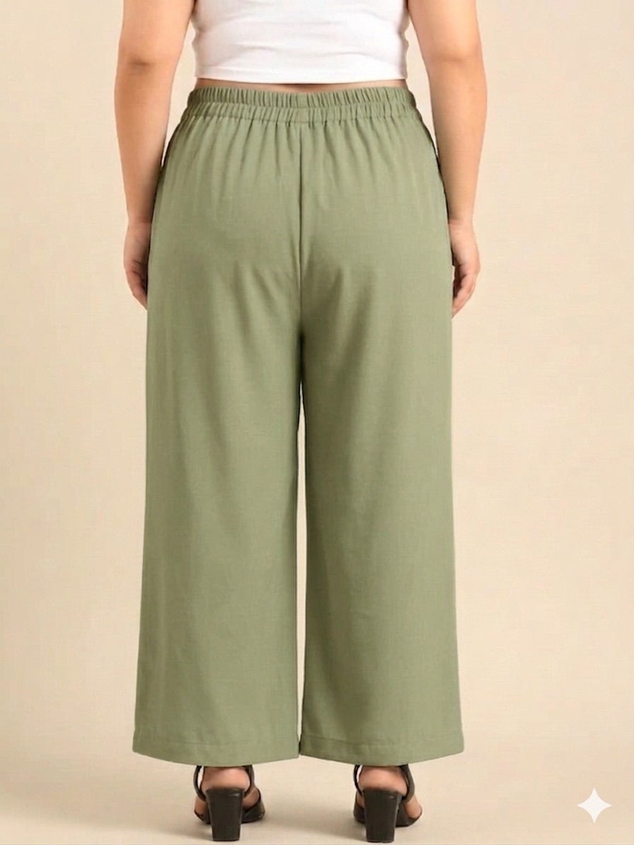 Light Green Korean Pants