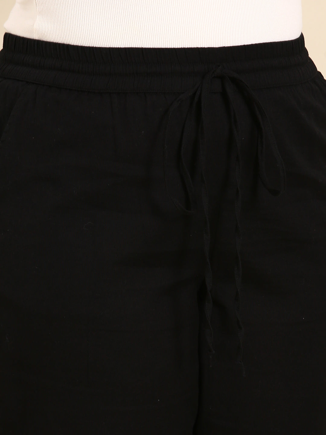 BLACK LINEN PANT