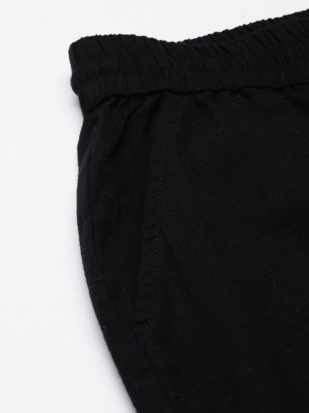 BLACK LINEN PANT