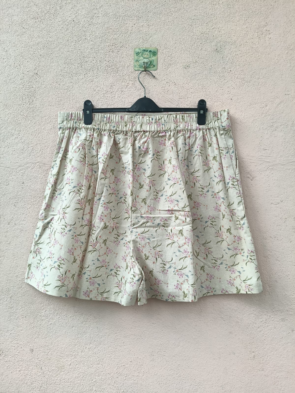 Pastel Floral A-Line Shorts