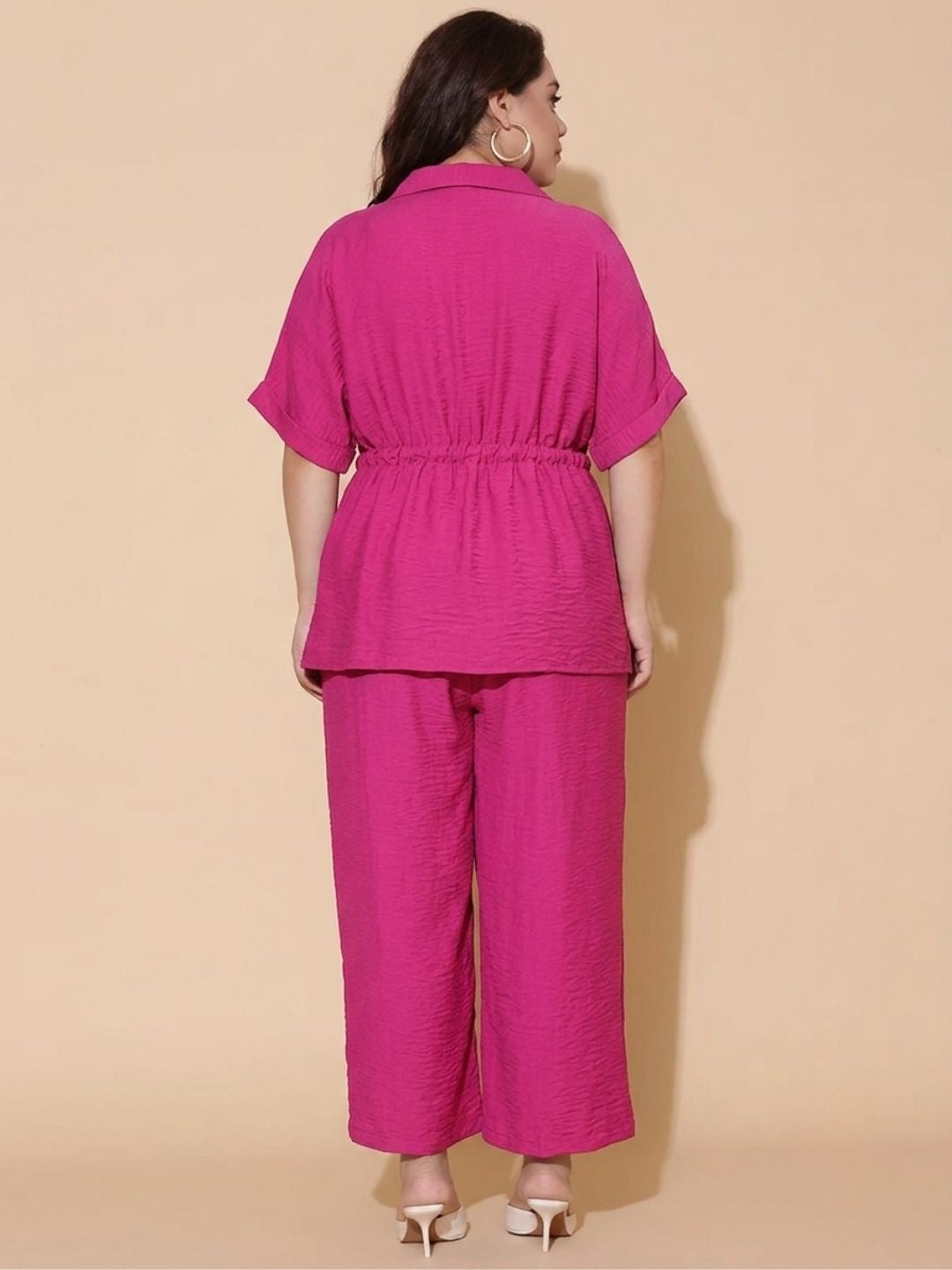 Pink String Co-ord Set (2 Piece)