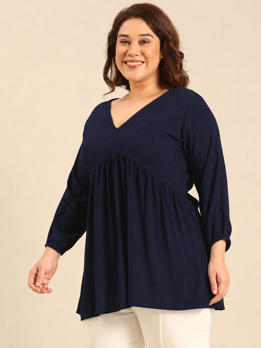 Relaxed Navy Tunic